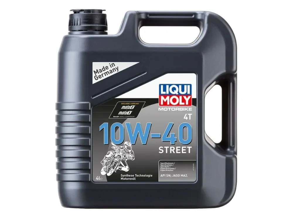 Polosyntetický motorový olej 4T 10W40 Street LIQUI MOLY 4l Akční Cena