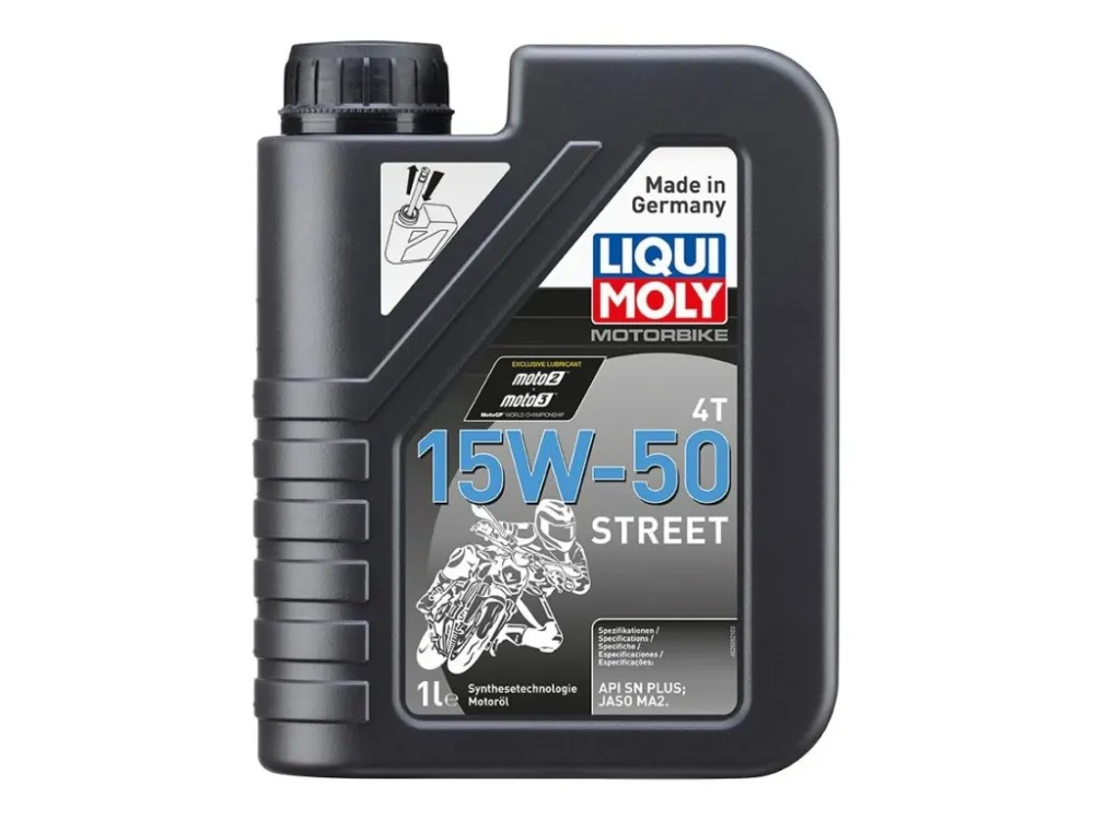 Polosyntetický motorový olej 4T 15W50 Street LIQUI MOLY 1l Koupit Online
