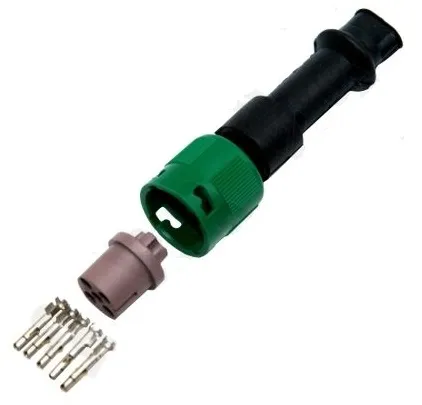 Omezená Nabídka Konektorová spojka zástrčka bajonet 5-pin/2 vývody JOKON zelená