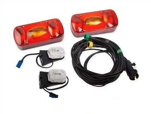 SET světel + elektrokabeláž k vleku 7pin/5m se světly MD-36 Horká Nabídka
