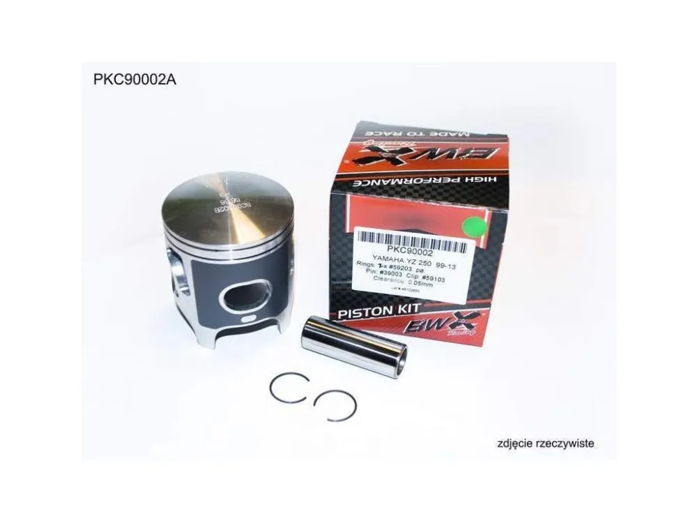 BEARING WORX píst YAMAHA YZ 250 (YZ250) 99-17 (66, 35mm) pístní kroužky RIK (2 ks) Doprava Zdarma