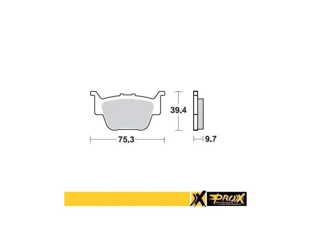 Vrácení Zdarma PROX brzdové destičky KH373 HONDA TRX 450R 04-14 zadní