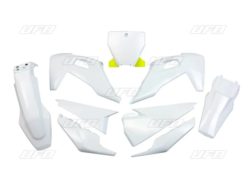 Jen Po Omezenou Doba UFO kompletní plasty HUSQVARNA TC 125-250, FC 250-350-450 19, barva OEM (bílá)