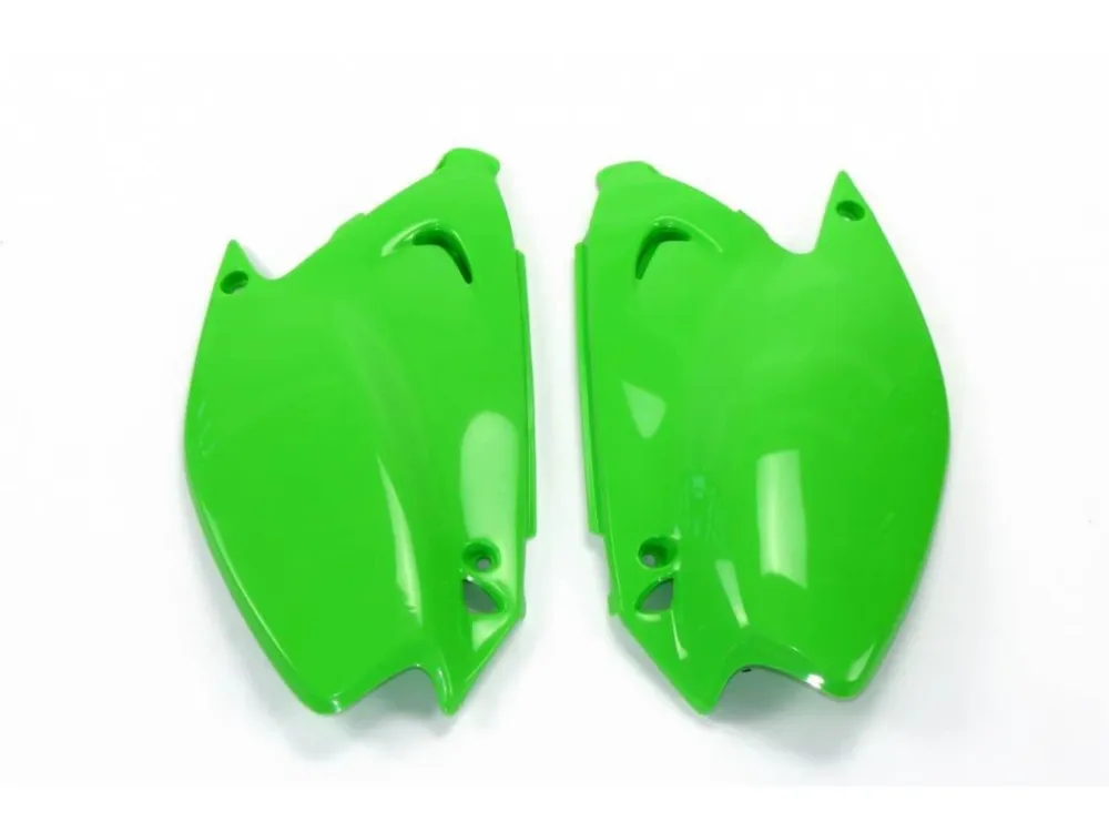 UFO boční tabulky zadní KAWASAKI KX 125/250 03-17, barva zelená Nakupujte Hned