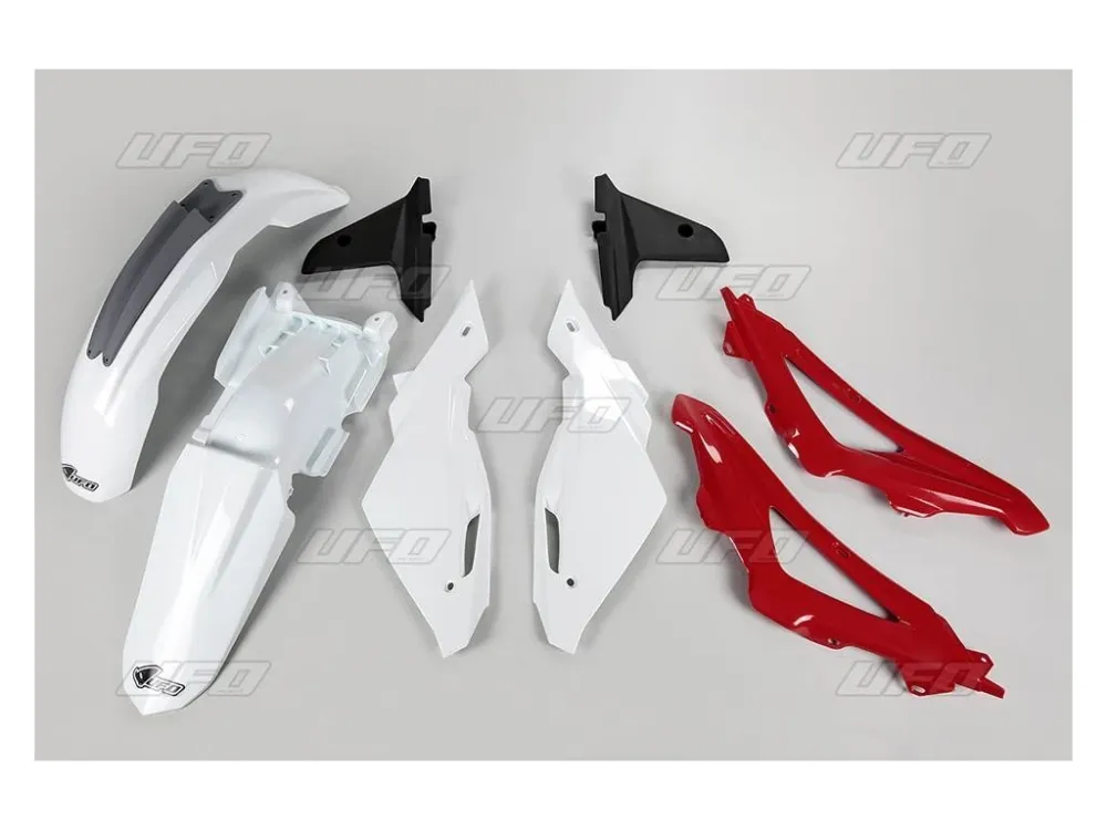 UFO kompletní plasty HUSQVARNA CR 125 09-13, barva OEM (bílá/červená/černá) Výprodej