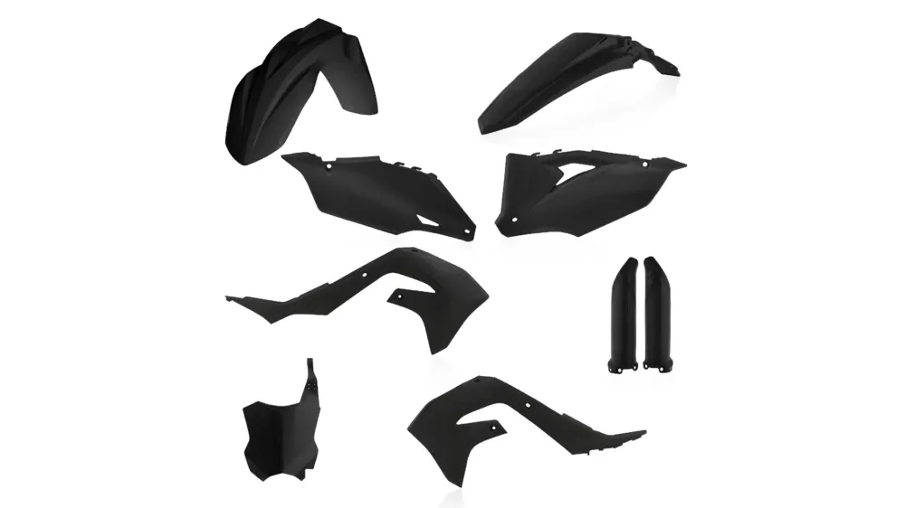 Přímo Od Výrobce ACERBIS plastový full kit KXF450 19/22, KXF250 21/22 černá metallic