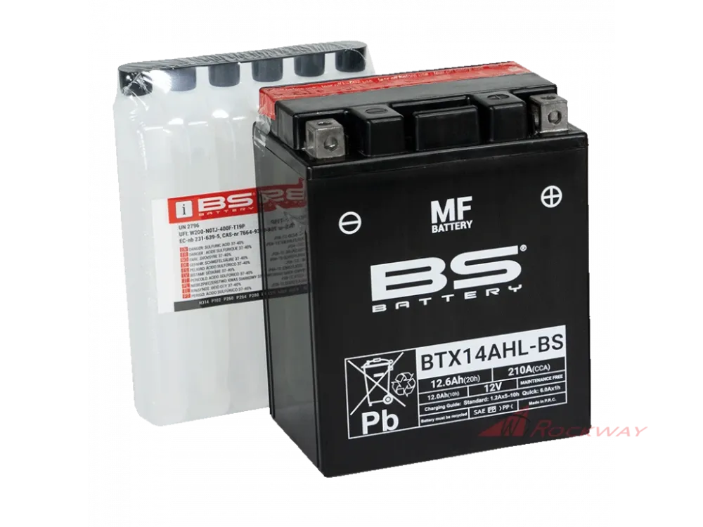 Nová Kolekce Bezúdržbová motocyklová baterie BS-BATTERY BTX14AHL-BS- 5A
