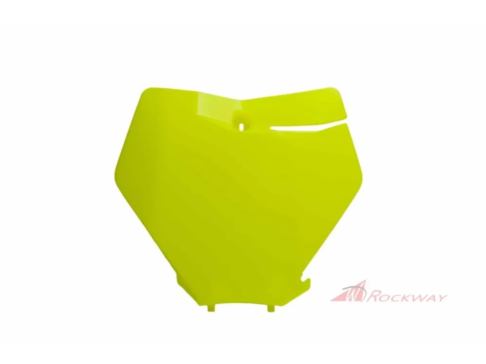 čelní číslová tabulka KTM, RTECH (neon žlutá)- 5A Autentický
