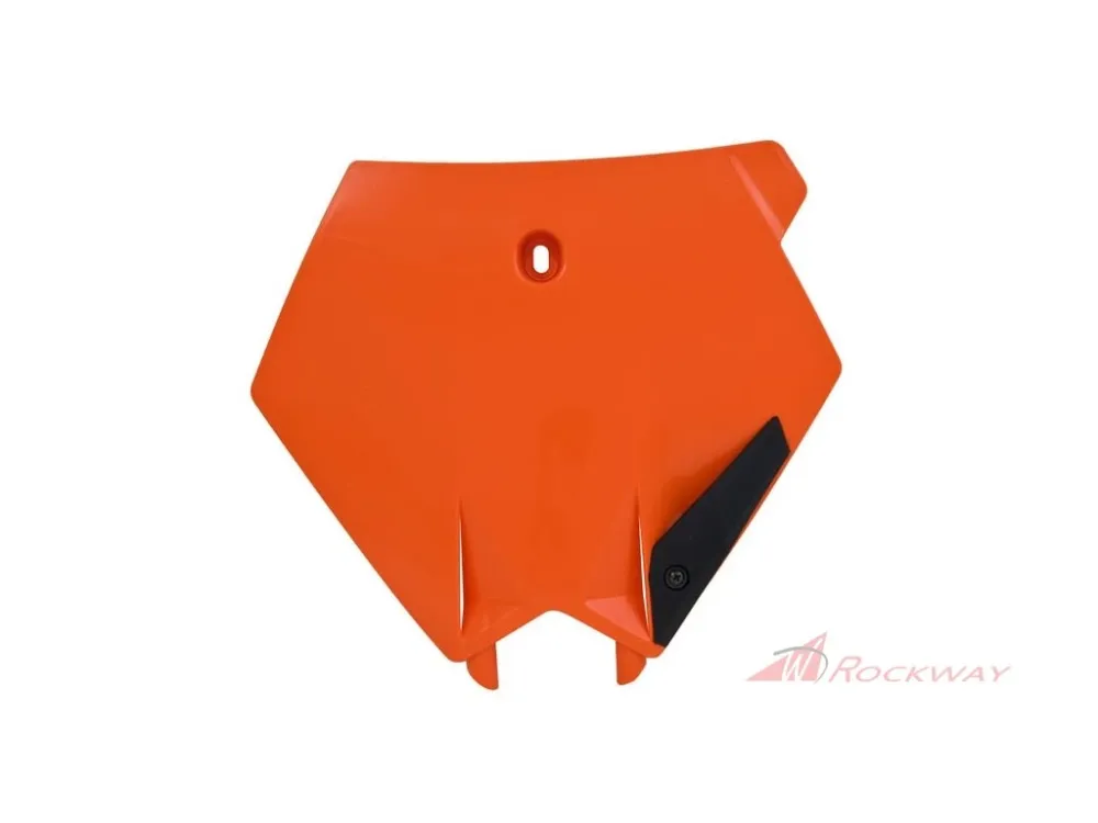 Sleva čelní číslová tabulka KTM, RTECH (oranžová)- 5A