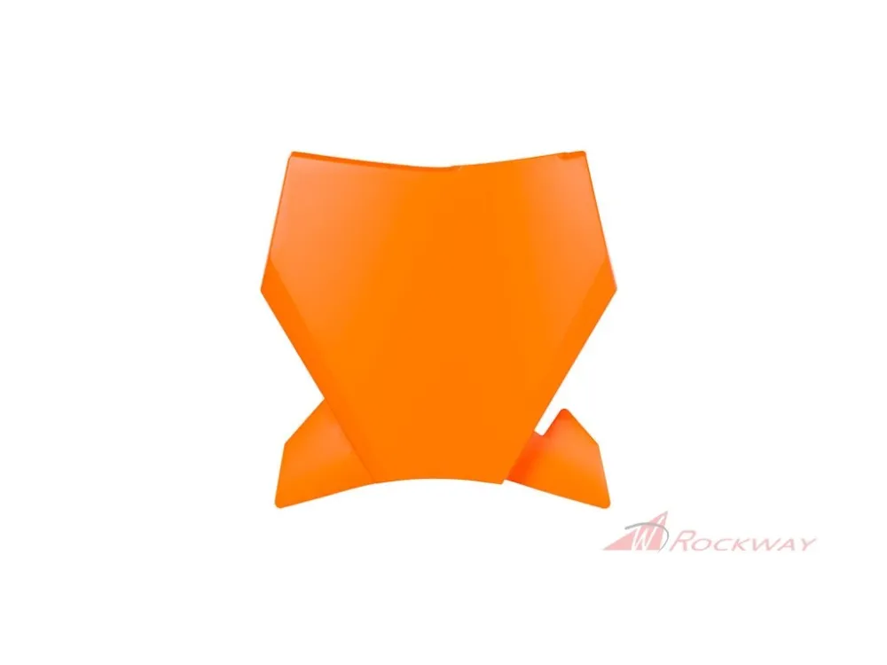 čelní číslová tabulka KTM, RTECH (oranžová)- 5A Vysoce Kvalitní