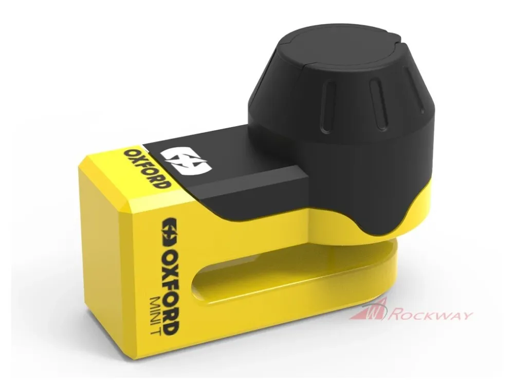 Omezená Nabídka zámek kotoučové brzdy Mini T, OXFORD (žlutý)- 5A
