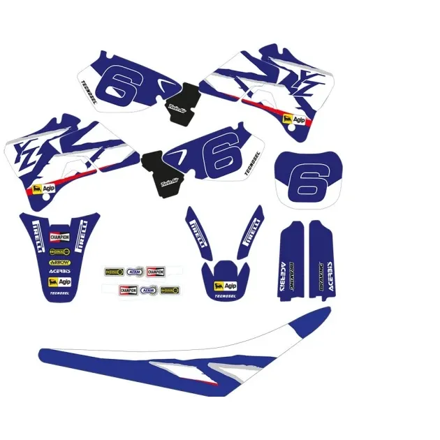 sada polepů+potah pro YZ 96-99 Team Yamaha 98 Levný