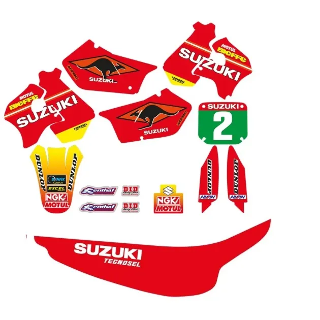 Vrácení Zdarma sada polepů+potah pro RM 96-98 Team Suzuki 98