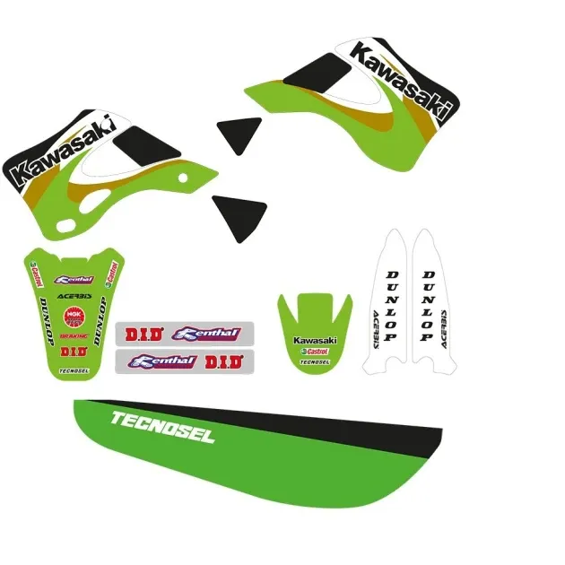 sada polepů+ potah pro KX 99-02 Team Kawasaki USA 00 Ověřený
