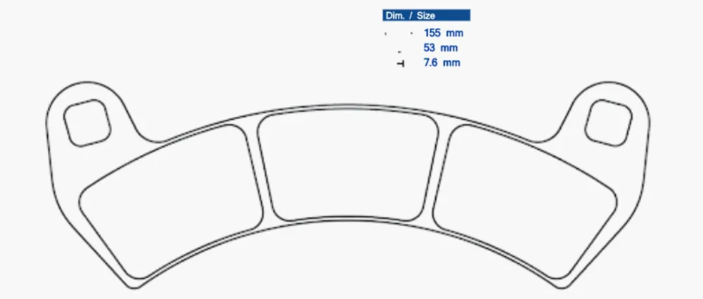 Cenová Bomba Brzdové destičky CL BRAKES 1247 ATV1