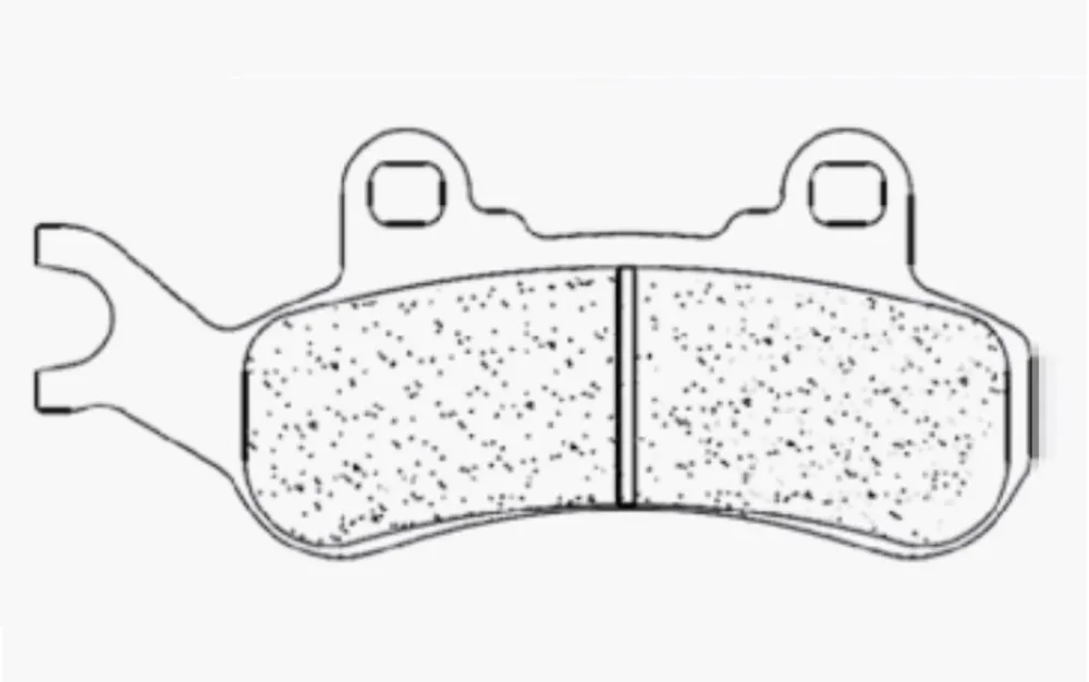 Nejprodávanější Brzdové destičky CL BRAKES 1260 ATV1