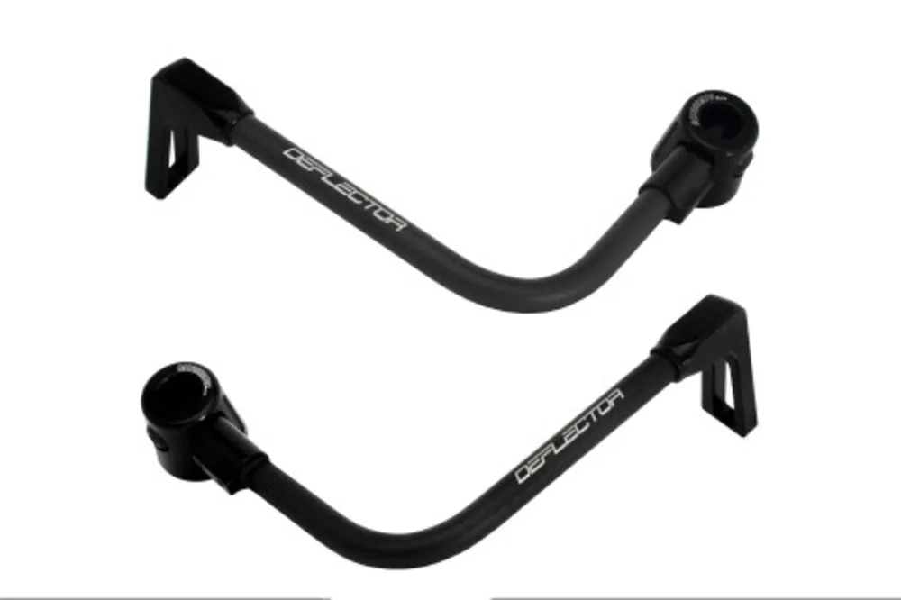 Akce Chrániče páček ACCOSSATO s černou hadicí a kloubem right + left, aluminium