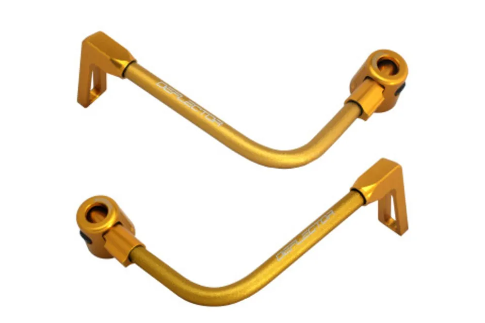 Autentický Chrániče páček ACCOSSATO se zlatou hadicí a kloubem right + left, aluminium