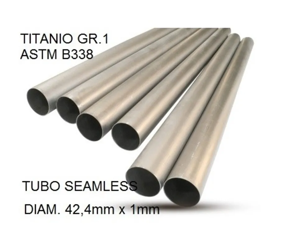 Titan bez svárů Gr.1 TUBE AISI Tig GPR TU.T.6 Broušená nerezová ocel L.100cm D.42.4mm x 1mm Přímo Od Výrobce