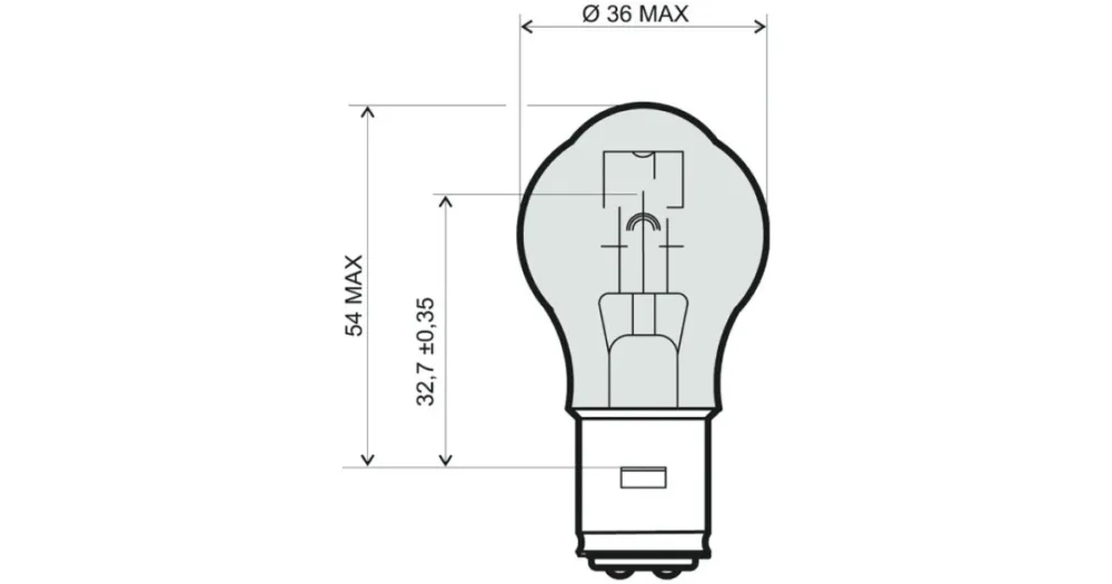 Akční Nabídka RMS přední světlo 246510321 12V 45/40W BA20D - bílá