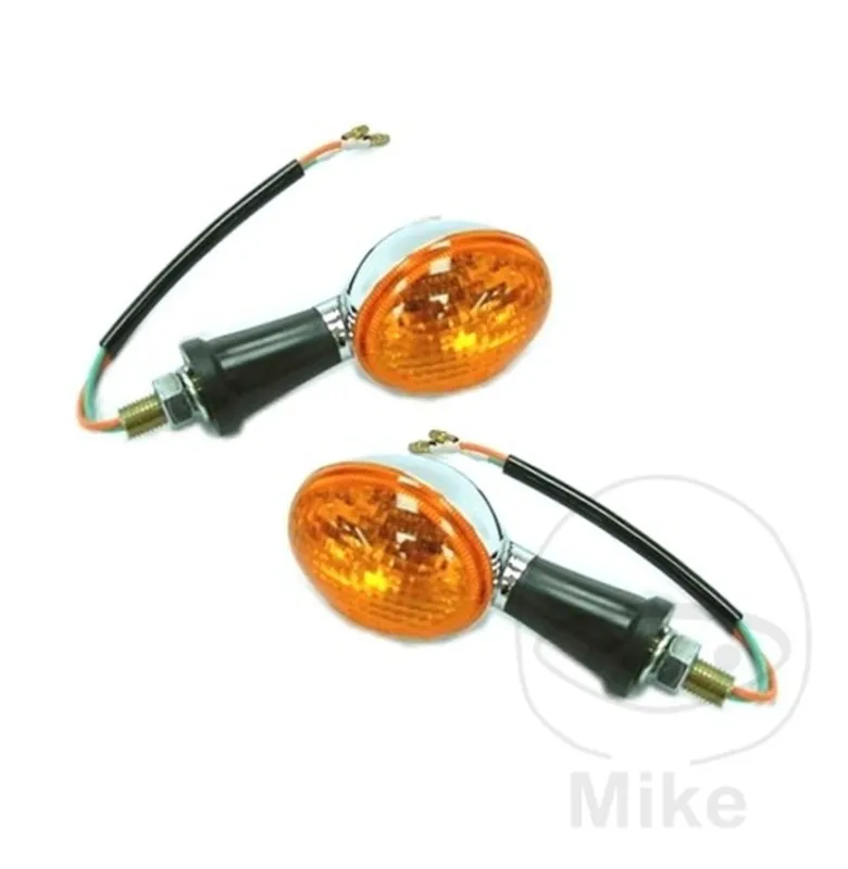 Akční Nabídka Blinkr JMP BL 1162 oválné chrom s oranžovým sklem