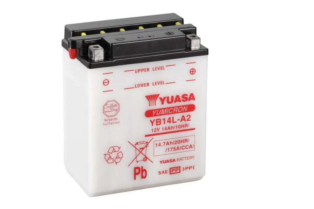 Yumicron akumulátor vč. kyseliny YUASA YB14L-A2 Hit Sezóny