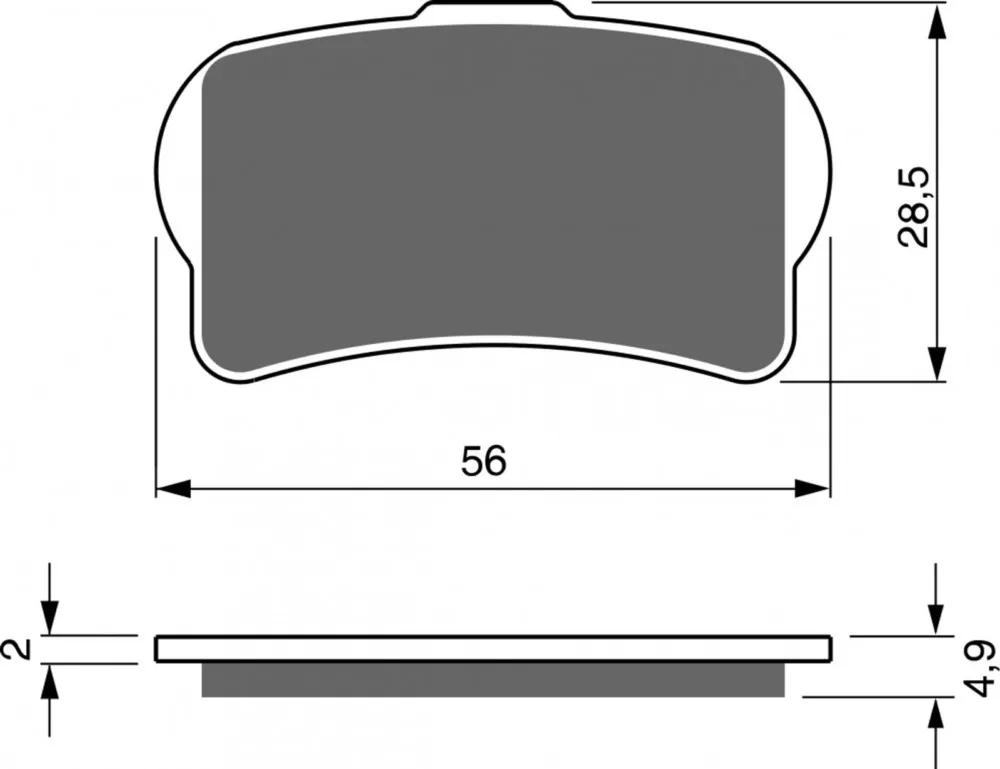 Levný Brzdové destičky GOLDFREN 325 AD OFF-ROAD FRONT