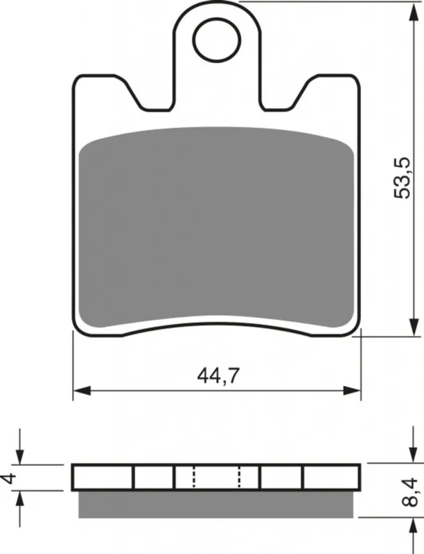 Brzdové destičky GOLDFREN 326 S3 (1 set = 4 pcs) Cenová Bomba