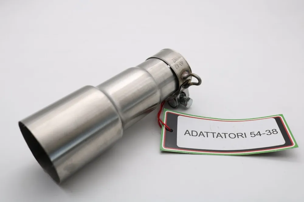 Propojovací adaptér GPR ES072 Broušená nerezová ocel d54-d38 Originální