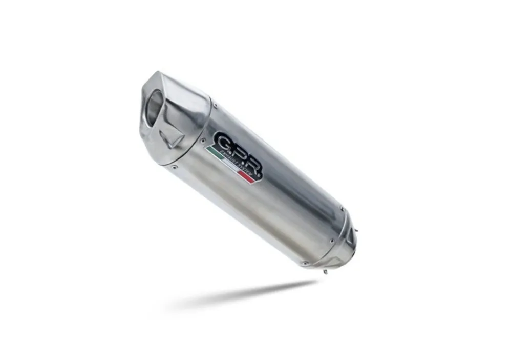 Jen Po Omezenou Doba Koncovka výfuku Slip-on GPR FURORE-X INOX S.76.FXSC Matná černá zahrnuje spojovací svod a odnímatelný dB killer