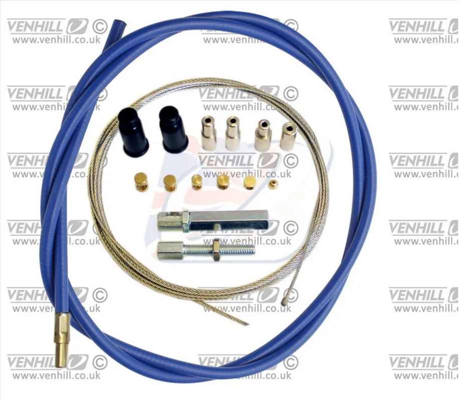 Lanko plynu univerzální sada Venhill U01-4-100-BL 6mm VNĚJŠÍ průměr (1.35m) modrá Nejlepší Cena