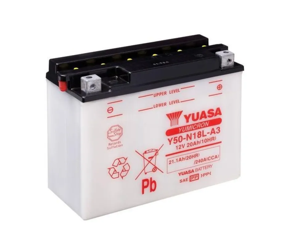 Akční Cena Yumicron akumulátor bez kyseliny YUASA Y50-N18L-A3