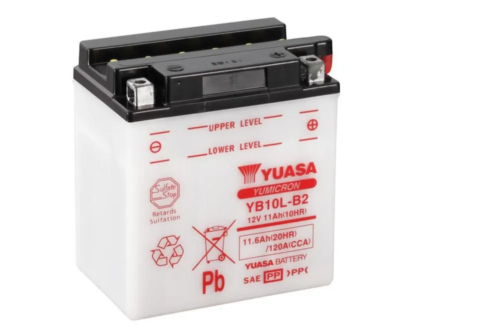 Yumicron akumulátor vč. kyseliny YUASA YB10L-B2 Omezená Nabídka