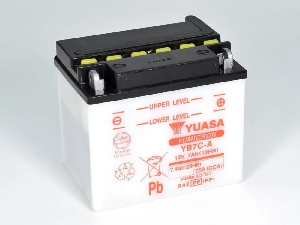 Sezónní Sleva Yumicron akumulátor vč. kyseliny YUASA YB7C-A