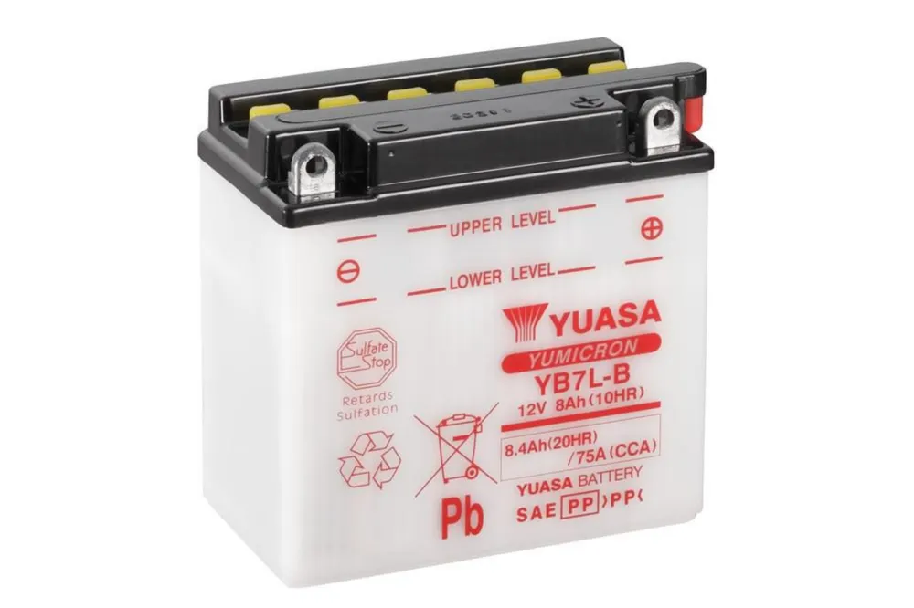 Poslední Šance Yumicron akumulátor vč. kyseliny YUASA YB7L-B