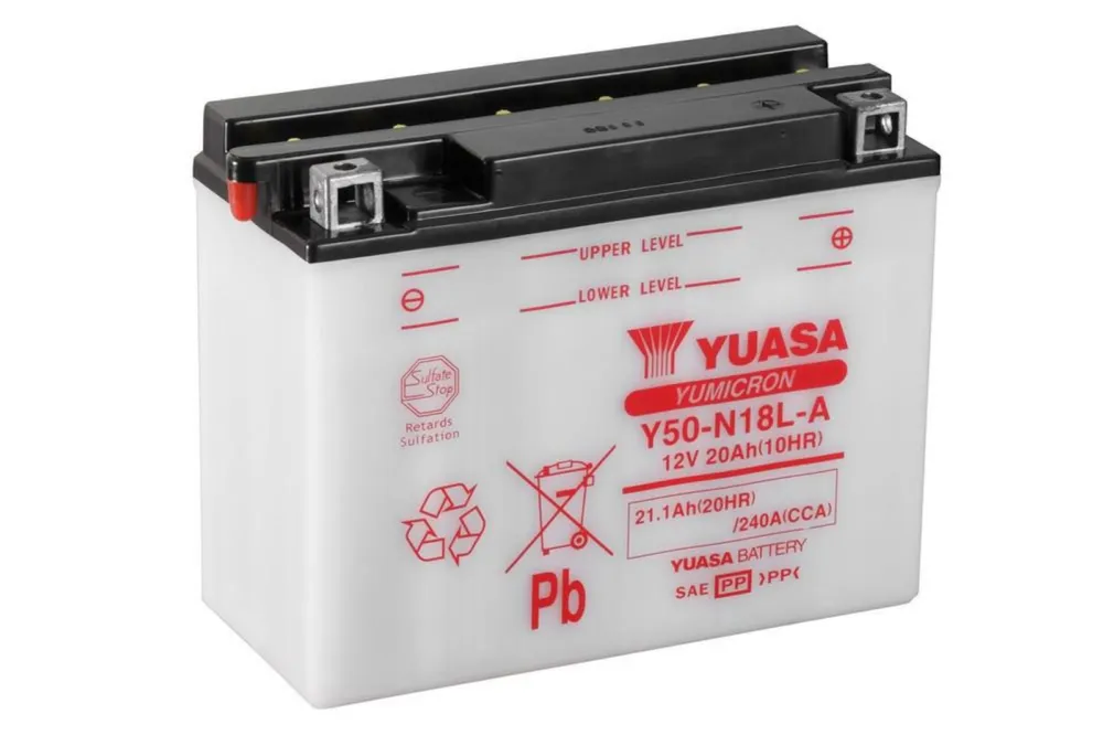 Přímo Od Výrobce Yumicron akumulátor vč. kyseliny YUASA Y50-N18L-A