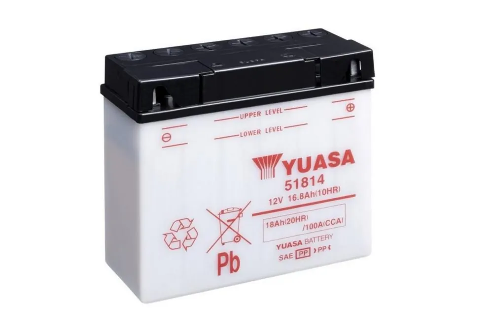 Vysoce Kvalitní Yumicron akumulátor vč. kyseliny YUASA 51814