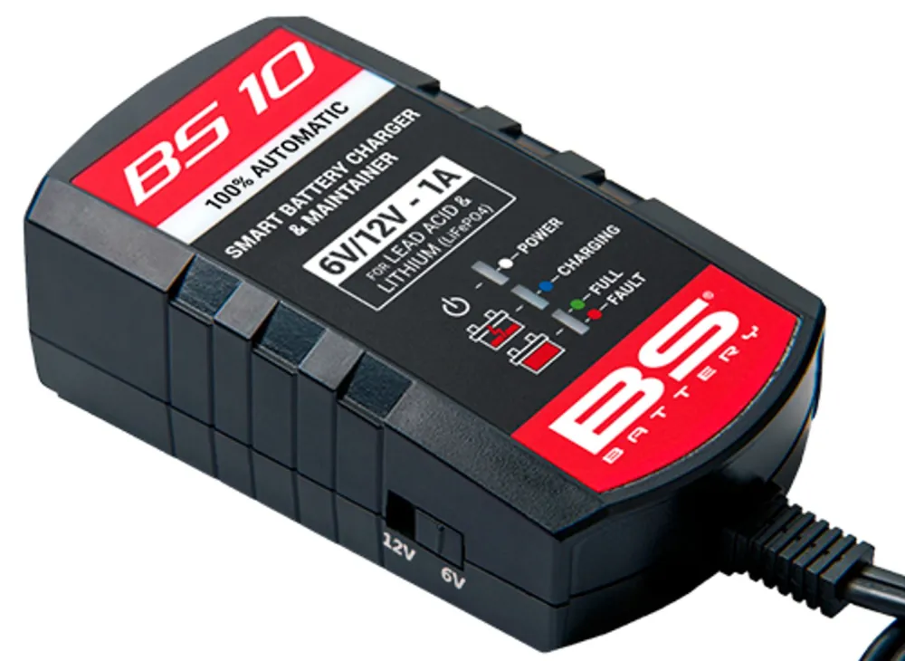 Nízká Cena Nabíječka baterií BS-BATTERY AUTOMATIC BS10 (vhodné také pro lithiové baterie) 6/12V 1000mA