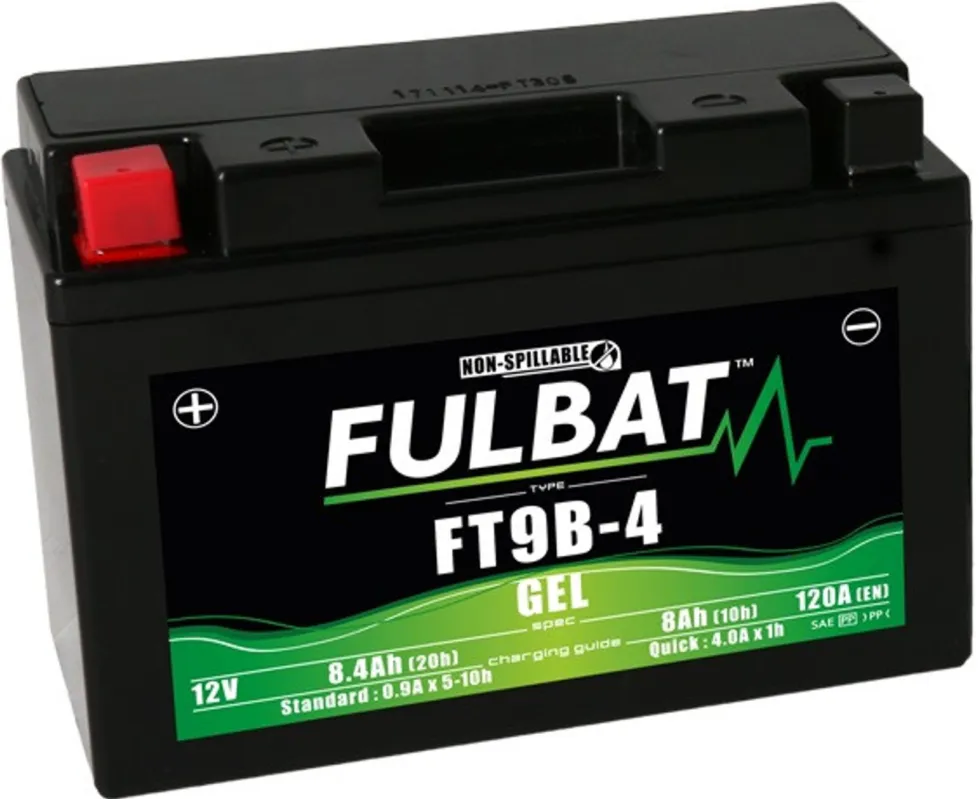 Gelová baterie FULBAT FT9B-4 (YT9B-4) Výhodná Nabídka