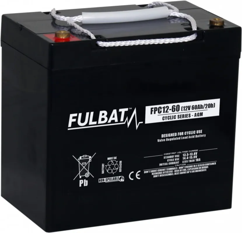 Top Prodej Baterie AGM FULBAT FPC12-60 (T6)