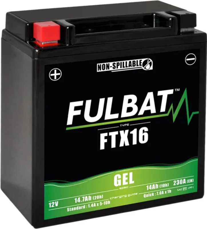 Gelová baterie FULBAT FTX16 SLA (YTX16 SLA) Nejprodávanější