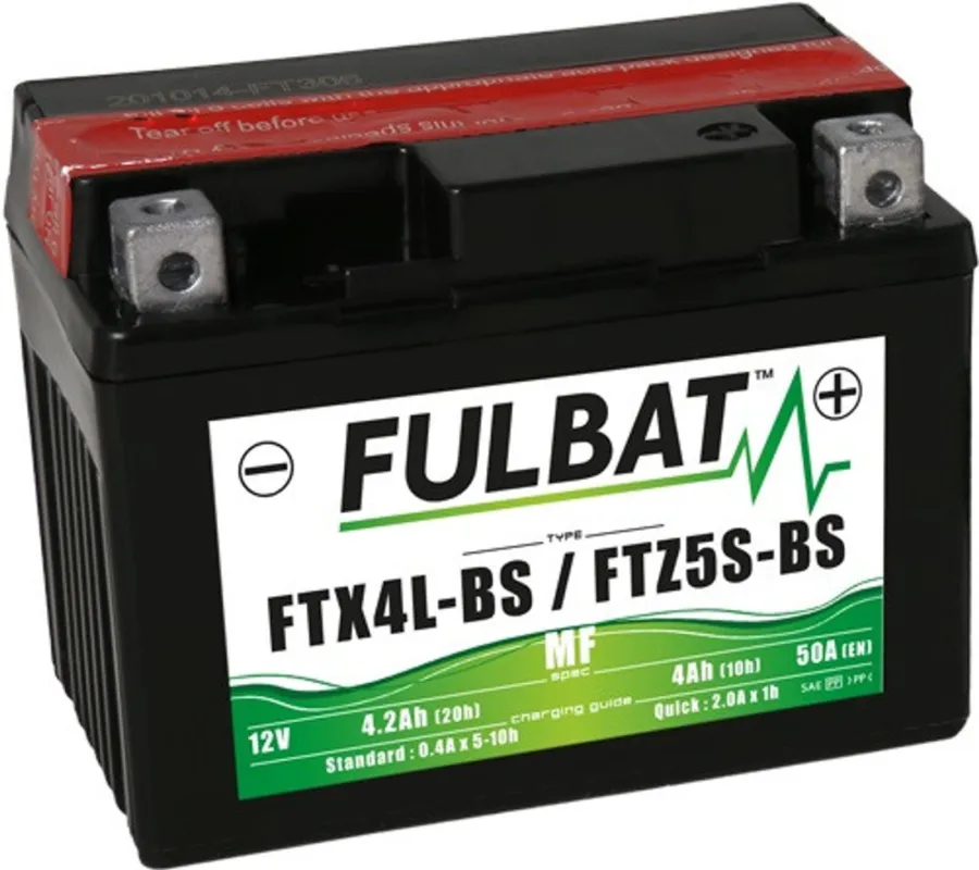 Omezená Nabídka Bezúdržbová motocyklová baterie FULBAT FTX4L-BS (YTX4L-BS)