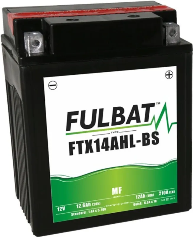 Bezúdržbová motocyklová baterie FULBAT FTX14AHL-BS (YTX14AHL-BS) Vrácení Zdarma