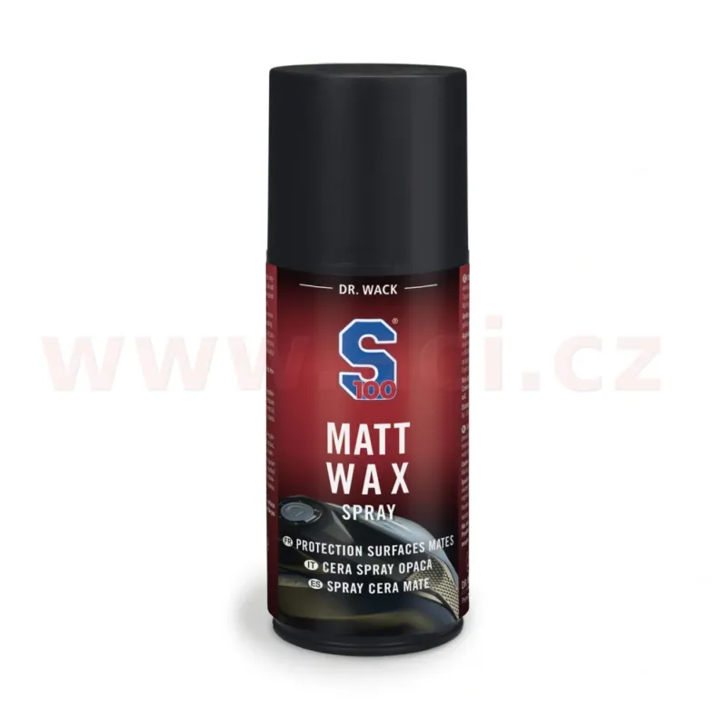 S100 vosk na matné povrchy ve spreji - Matt-Wax Spray 250 ml - Akční Nabídka