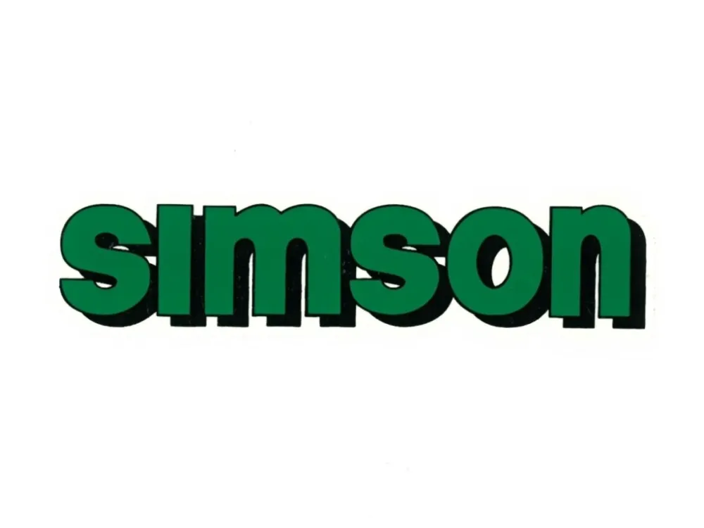 Nejlepší Volba Nálepka nádrže SIMSON zelená -M