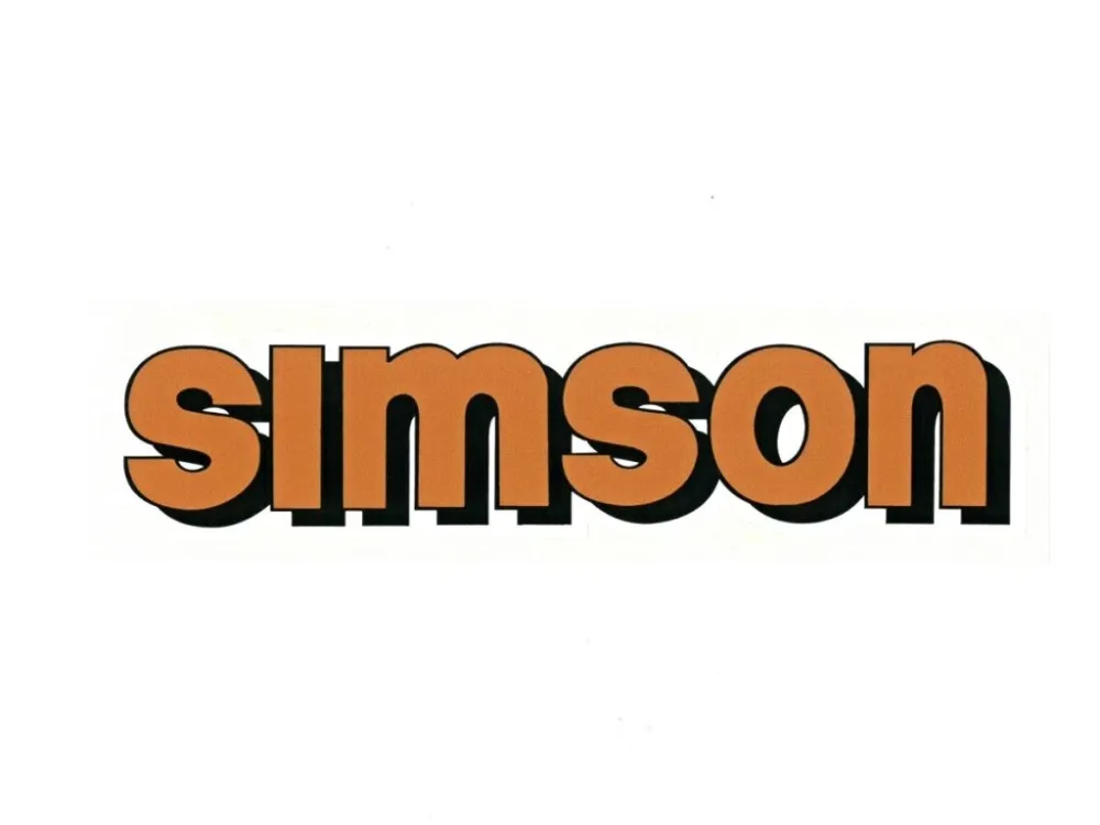 Doprava Zdarma Nálepka nádrže SIMSON hnědá -M