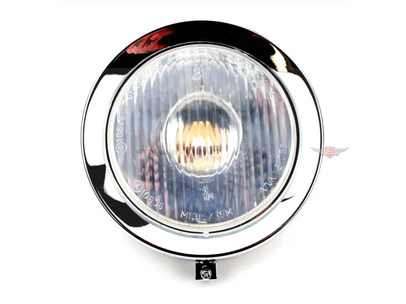 Přední světlomet 130mm chrom pro Zündapp KS 50 GTS C Nakupujte Hned